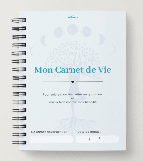 Aperçu du Carnet de Vie SPYMEO, application de suivi santé globale